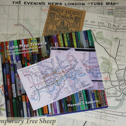 The Contemporary Tree Sheep Reviews – Tube Map Travels: Imitations, adaptations, and explorations worldwide by Maxwell J Roberts, published by Capital Transport, 2019