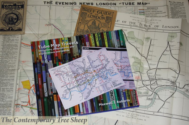 The Contemporary Tree Sheep Reviews – Tube Map Travels: Imitations, adaptations, and explorations worldwide by Maxwell J Roberts, published by Capital Transport, 2019