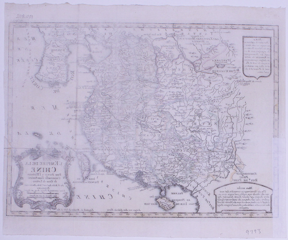 Bellin's Map of China, German Edition
