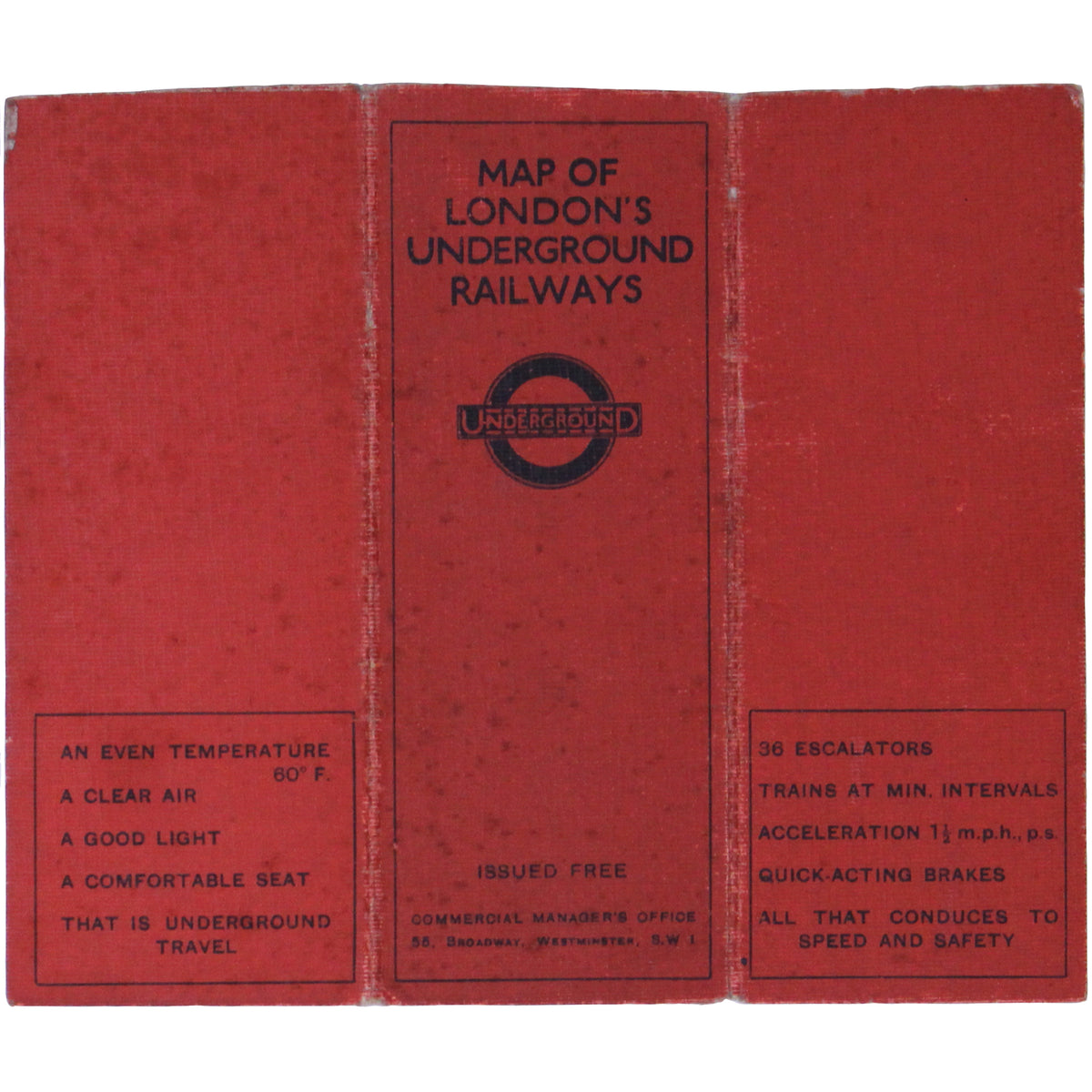 Stingemore's 1925 Passenger Map