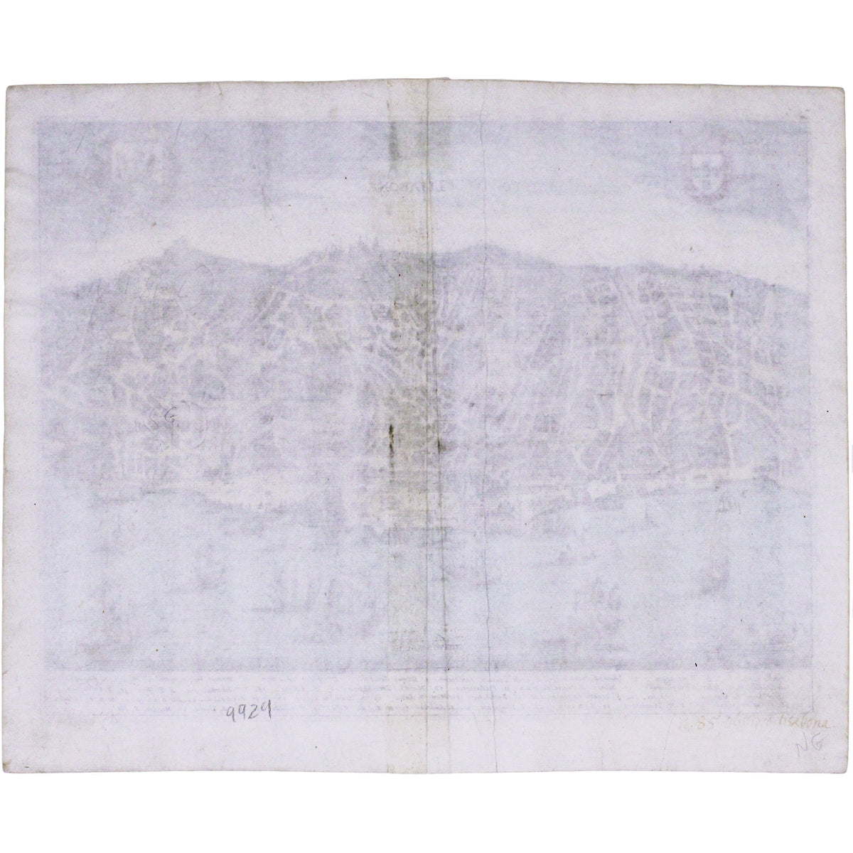 Merian's Map of Lisbon