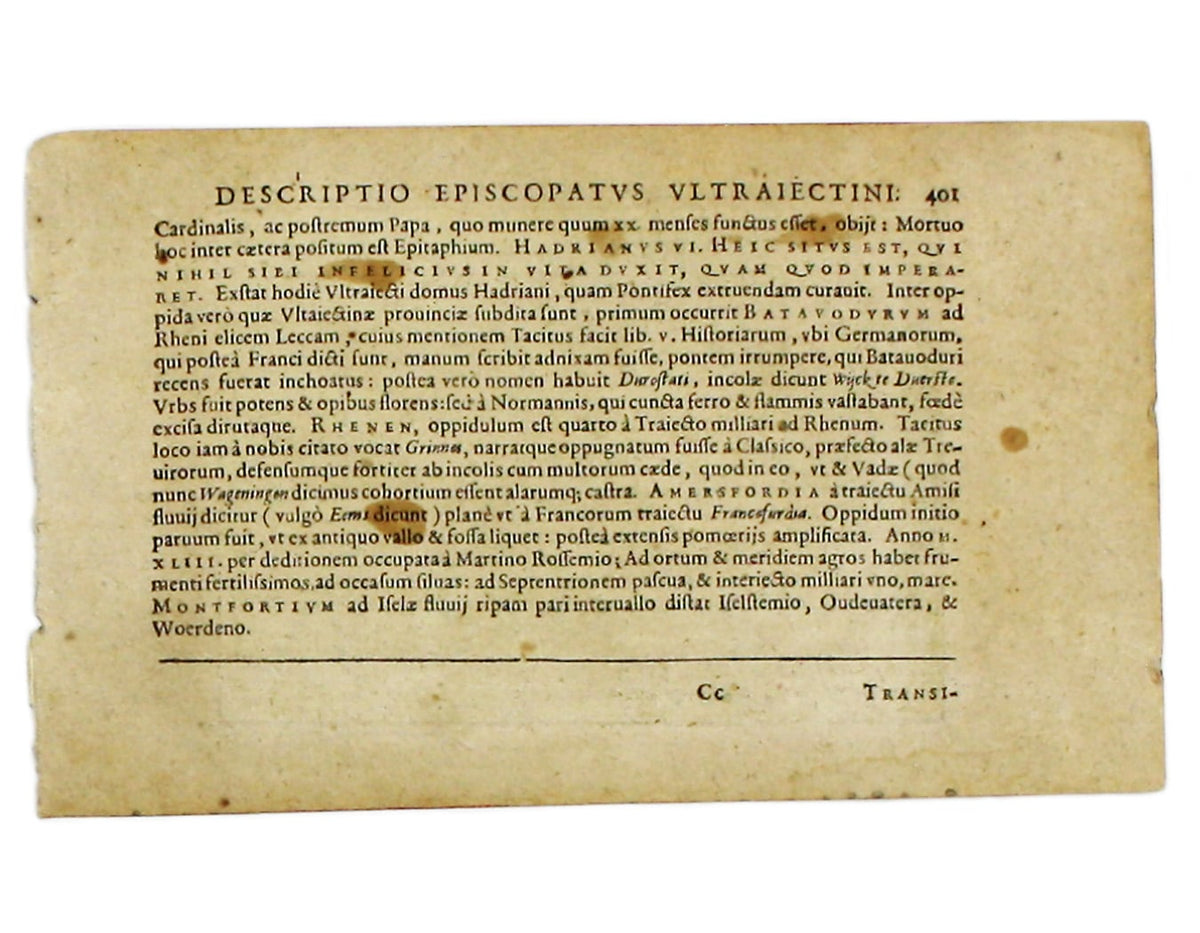 Bertius’ Miniature Overjissel