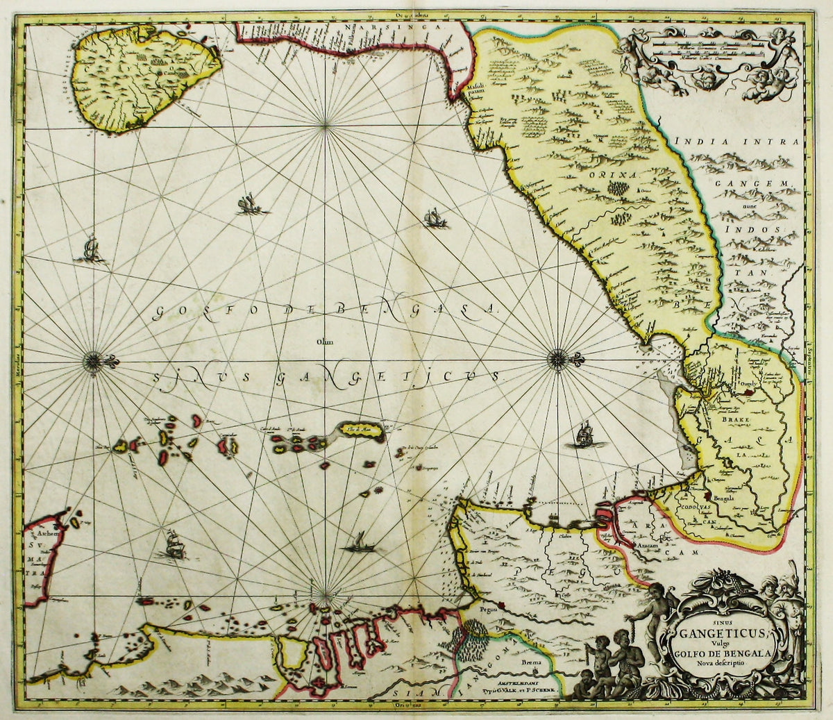 Schenk & Valk’s Map of the Bay of Bengal