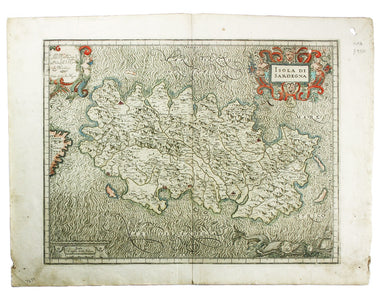 Magini’s map of Sardinia