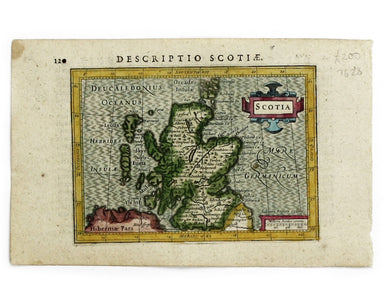 Bertius’ Miniature Map of Scotland