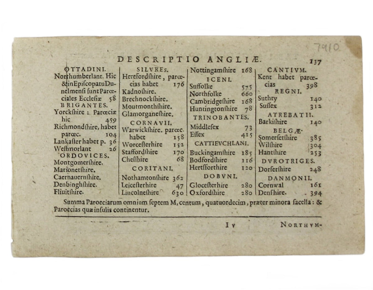 Bertius’ Northern England