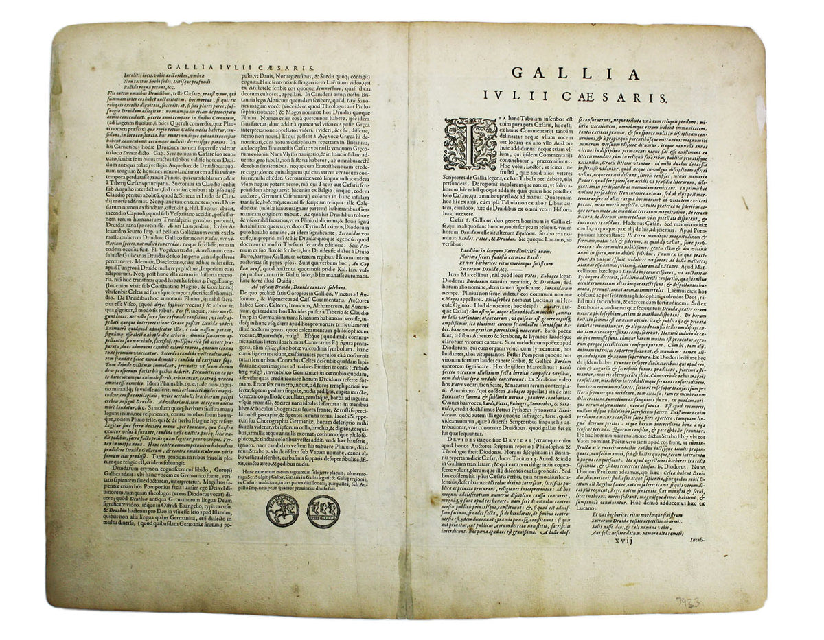 Ortelius & Caesar’s Gaul