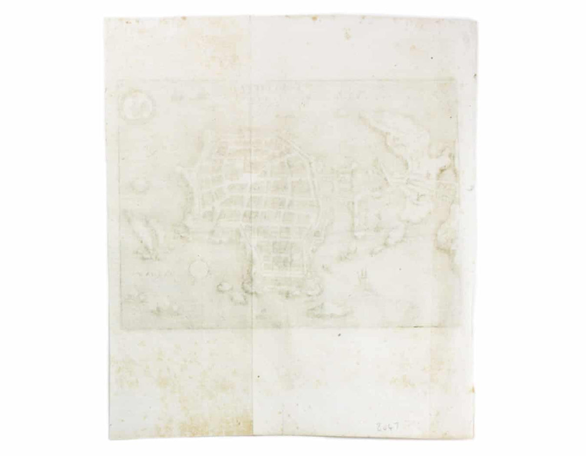 Merian’s Map of Gallipoli in Apulia