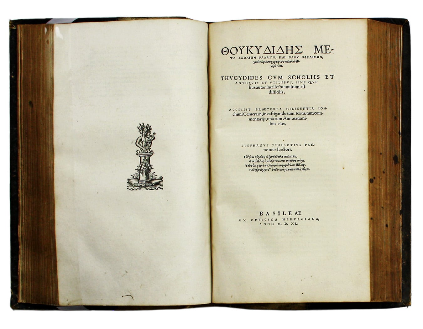 The Third Printings of Herodotus & Thucydides in Greek