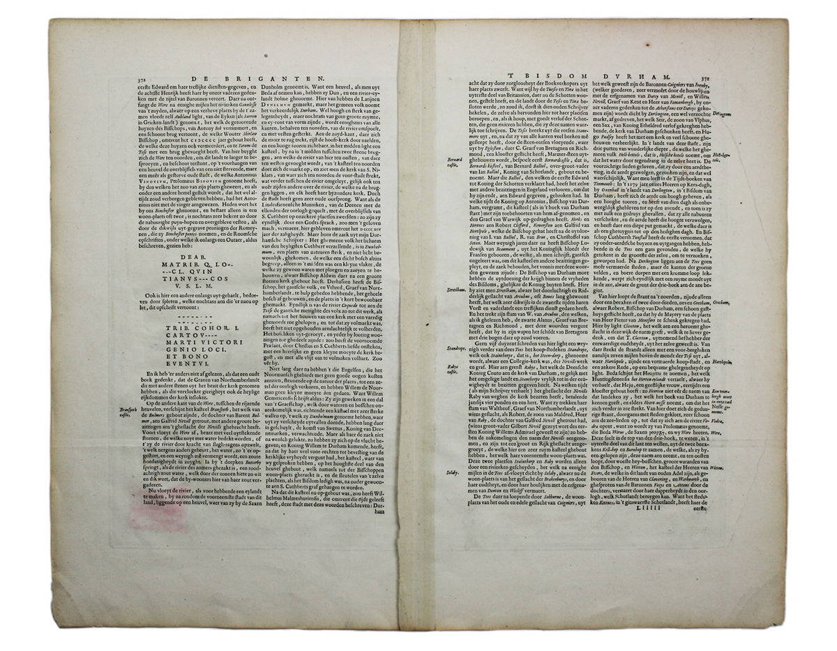 Blaeu’s Map of County Durham