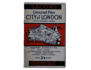 Bacon’s Postwar Map of the City of London