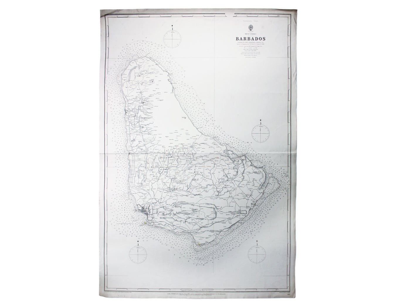 Admiralty Chart Barbados