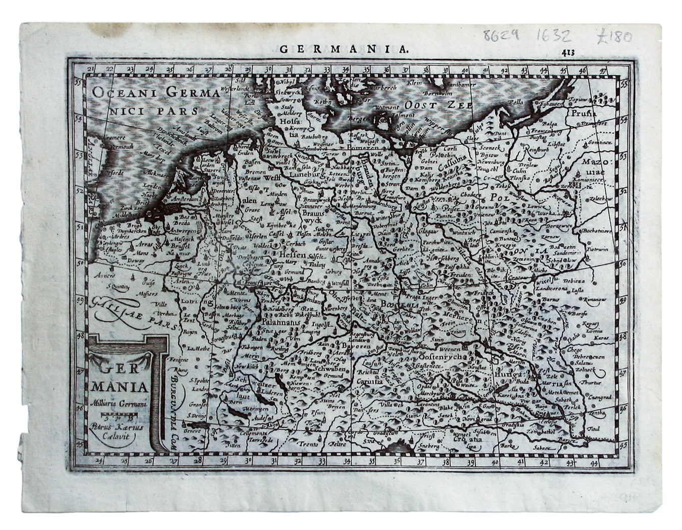 Mercator-Cloppenburgh Map of Germany