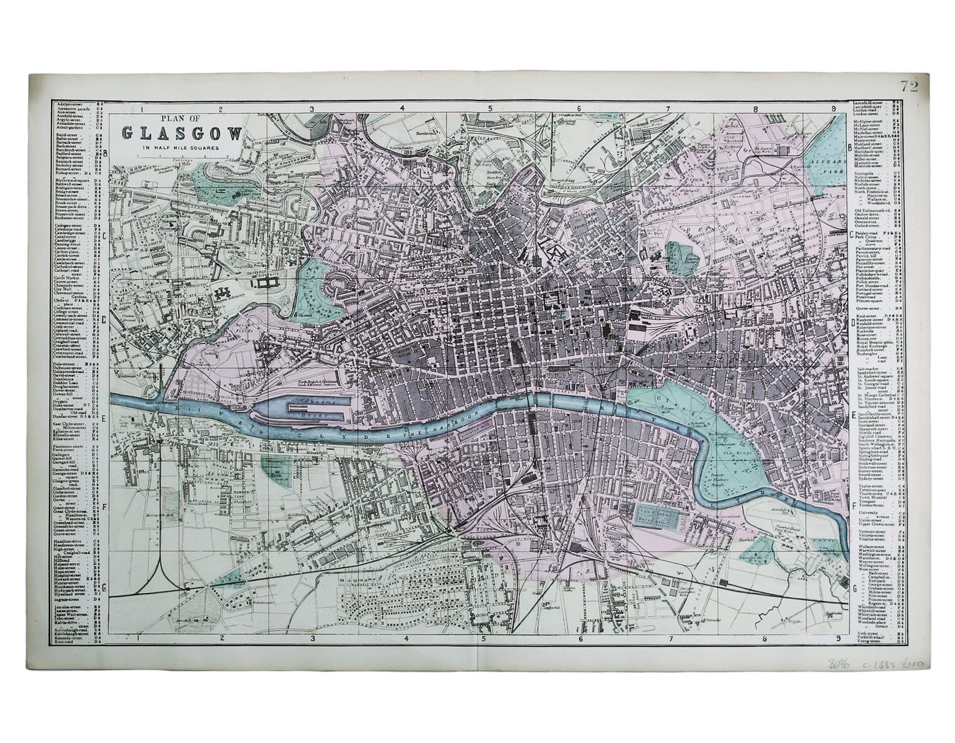 Bacon's Map of Glasgow