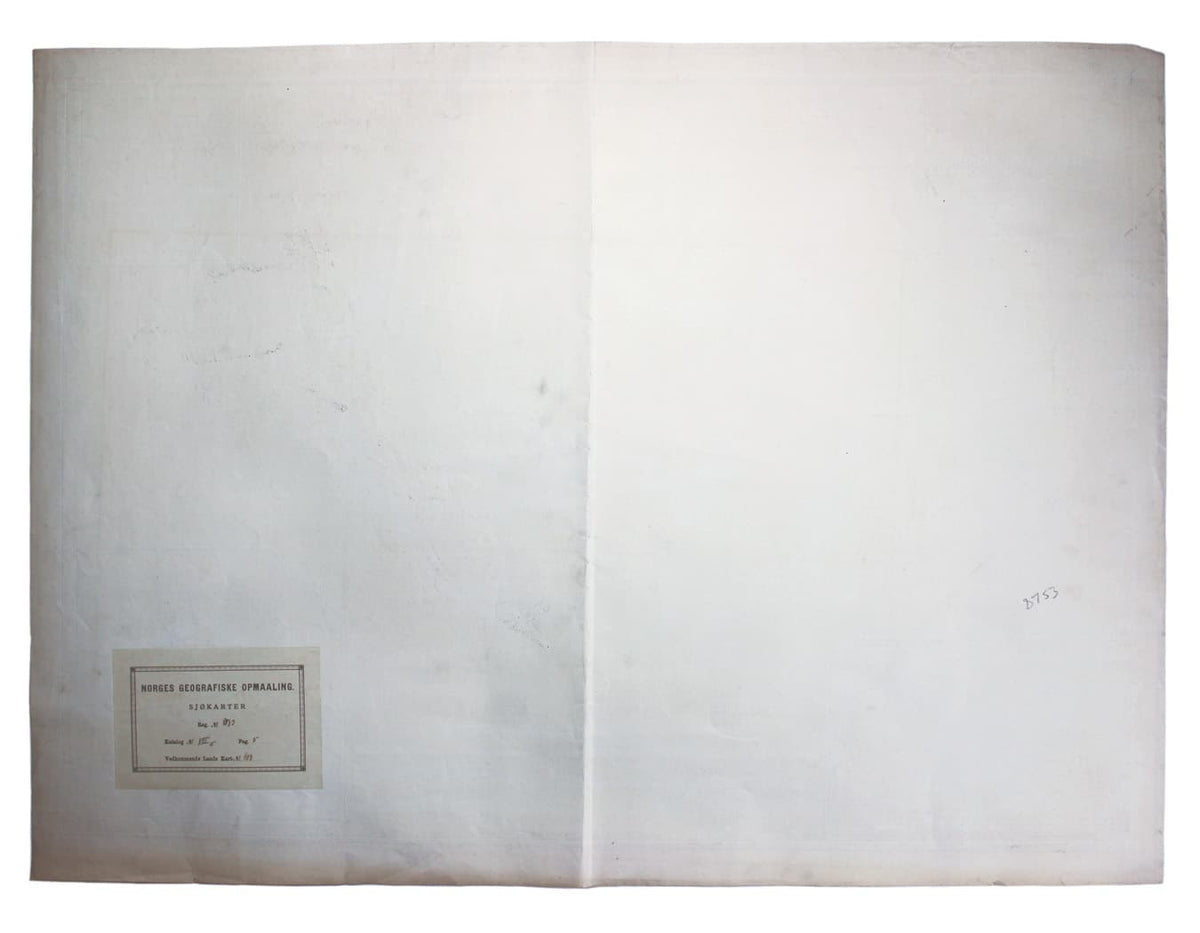 German Naval Chart of The Hermit Islands, Papua New Guinea