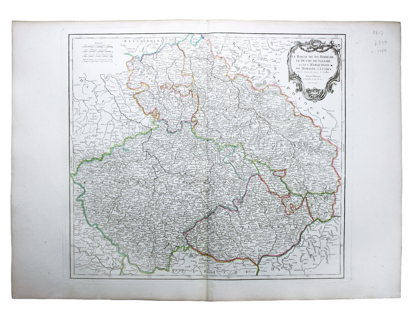 Robert de Vaugondy’s Map of the Czech Republic