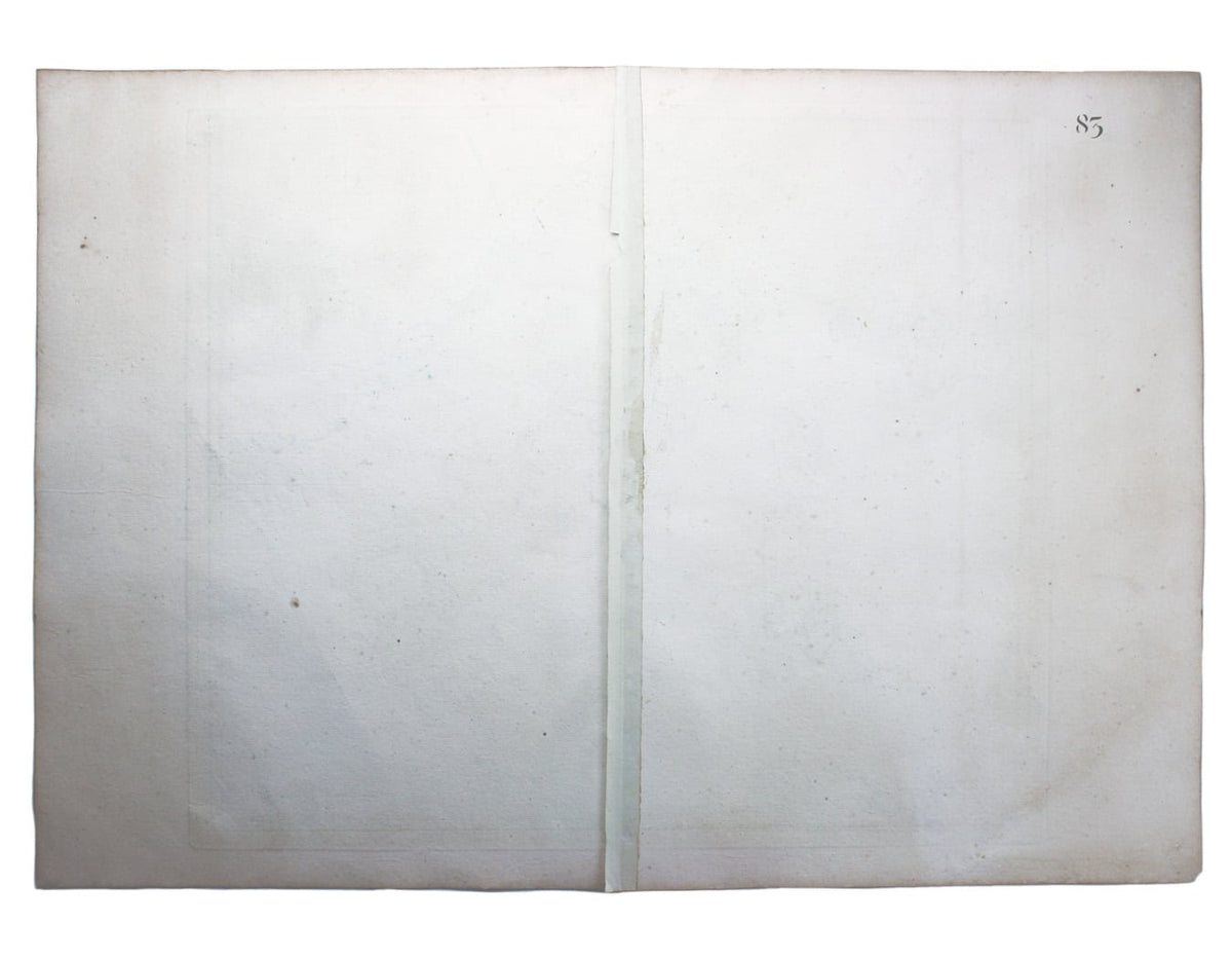 Robert de Vaugondy’s Road Map of Italy