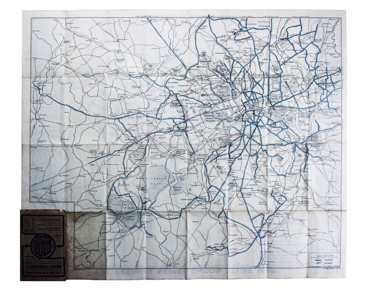 The Evening News Tube Map of London