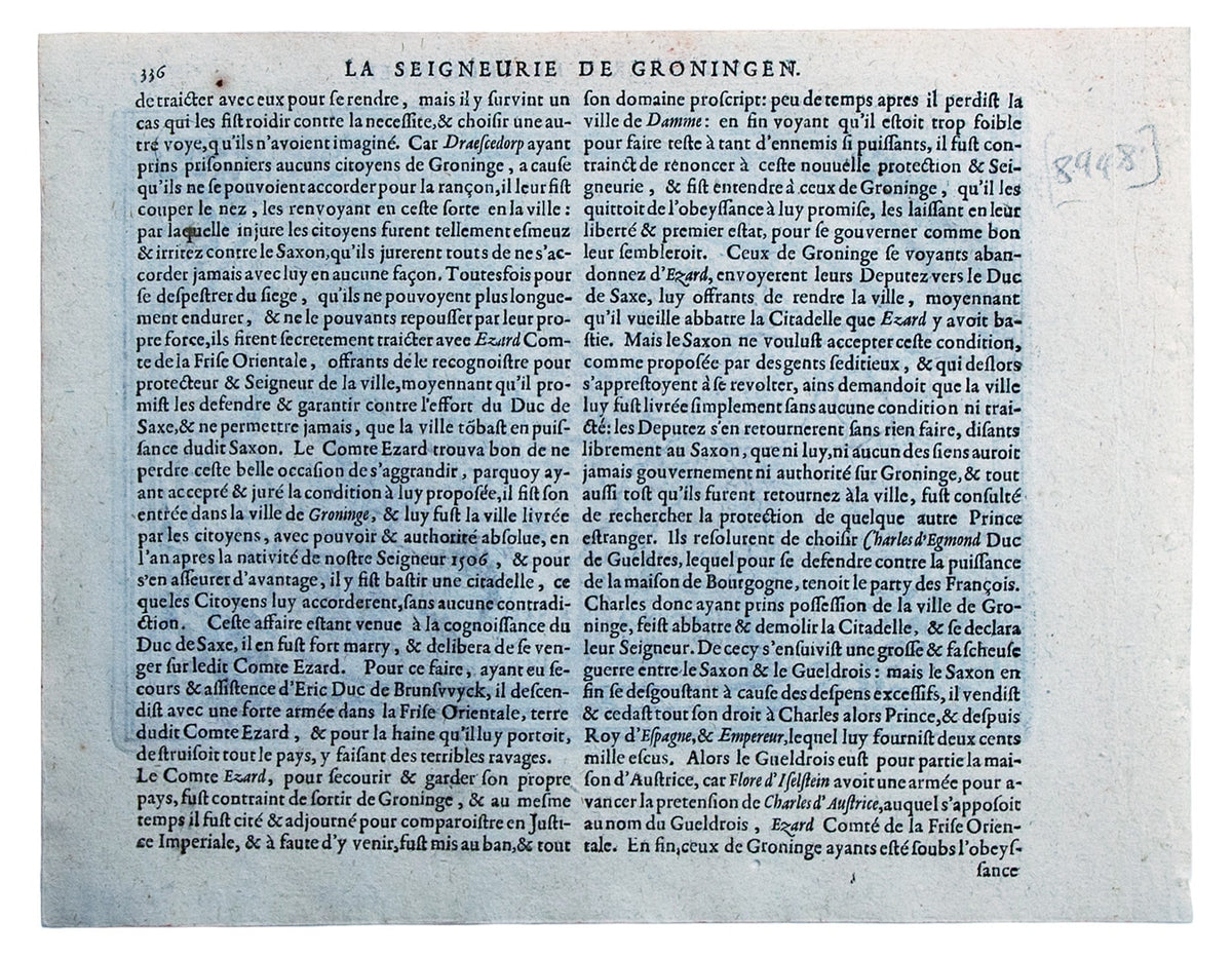 Mercator’s Miniature Map of Groningen