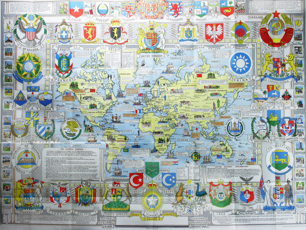 Bullock’s United Nations Map of the World
