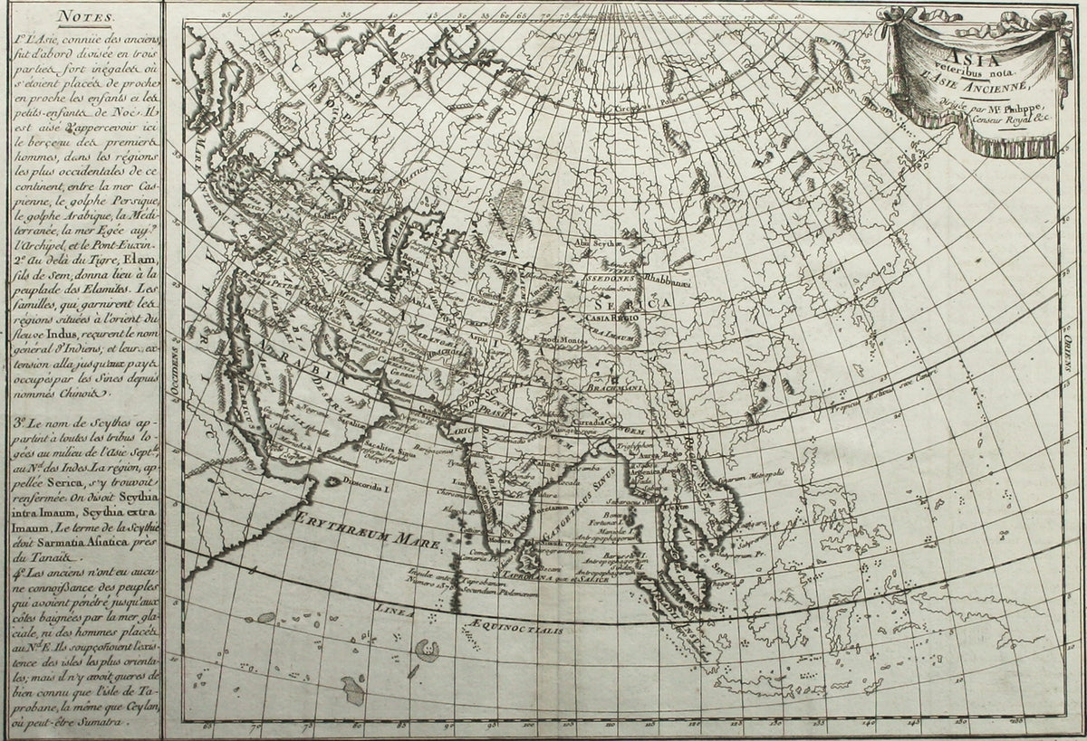Philippe de Prétot’s Map of Ancient Asia