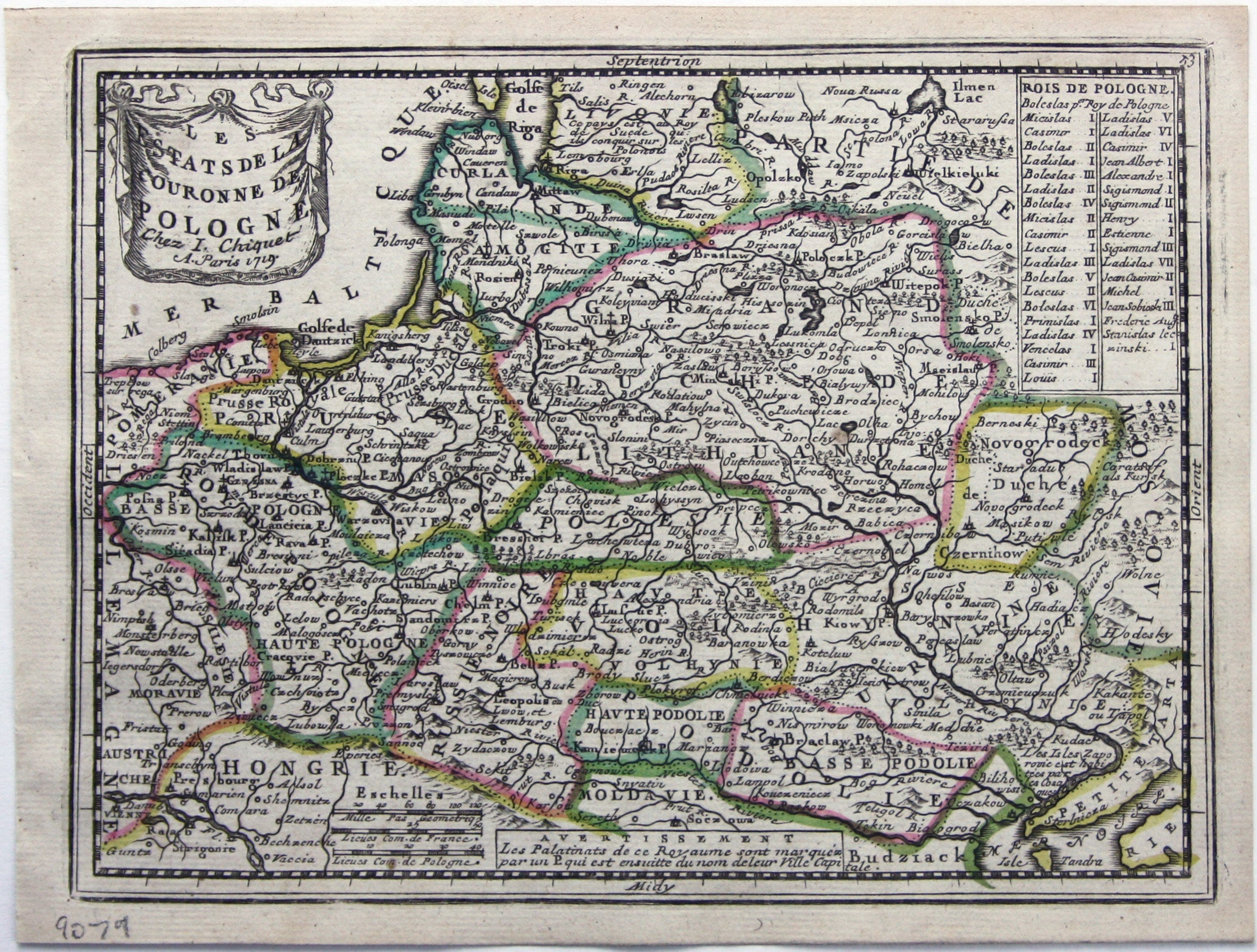 Chiquet’s Map of Poland