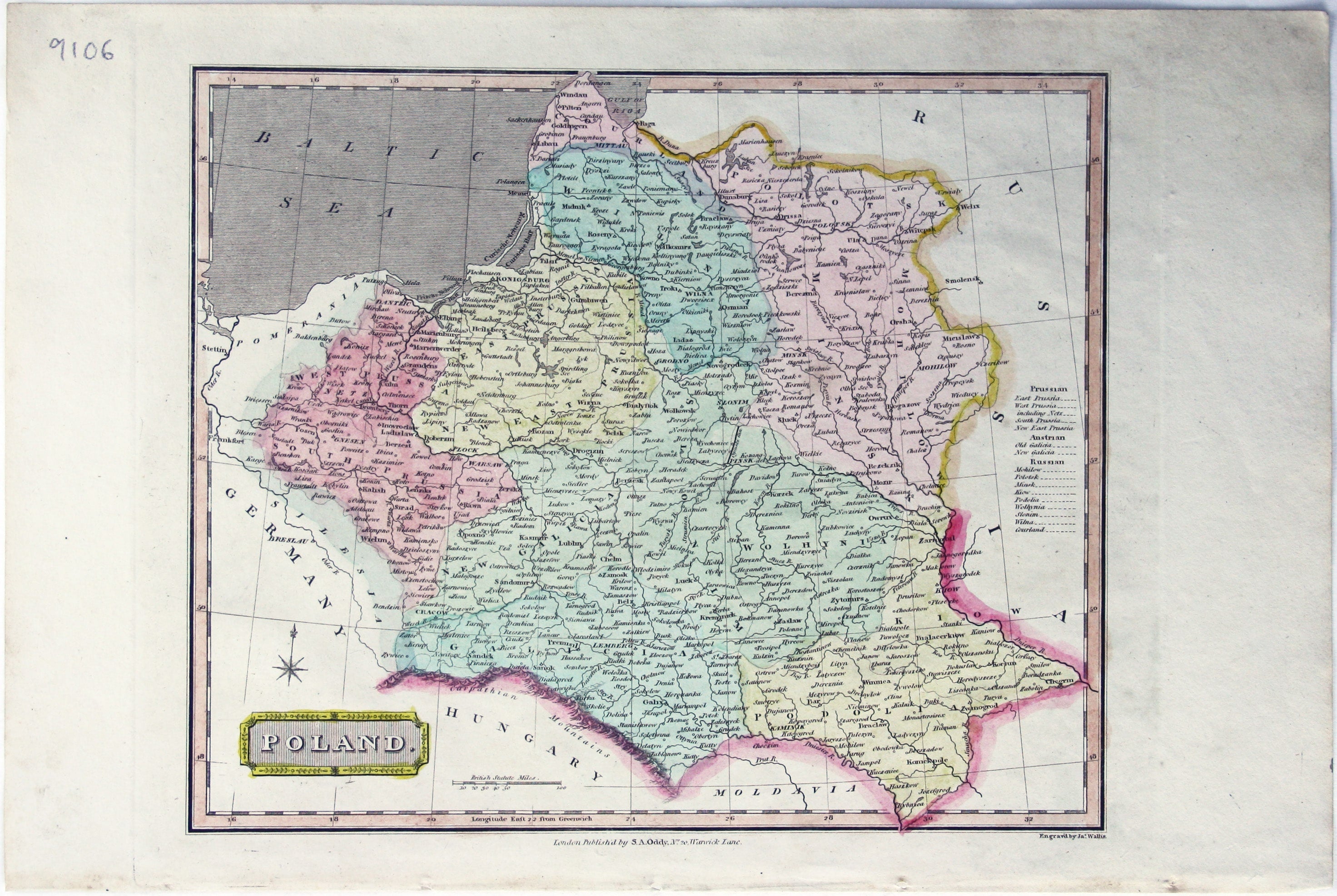 Wallis’ Map of Poland