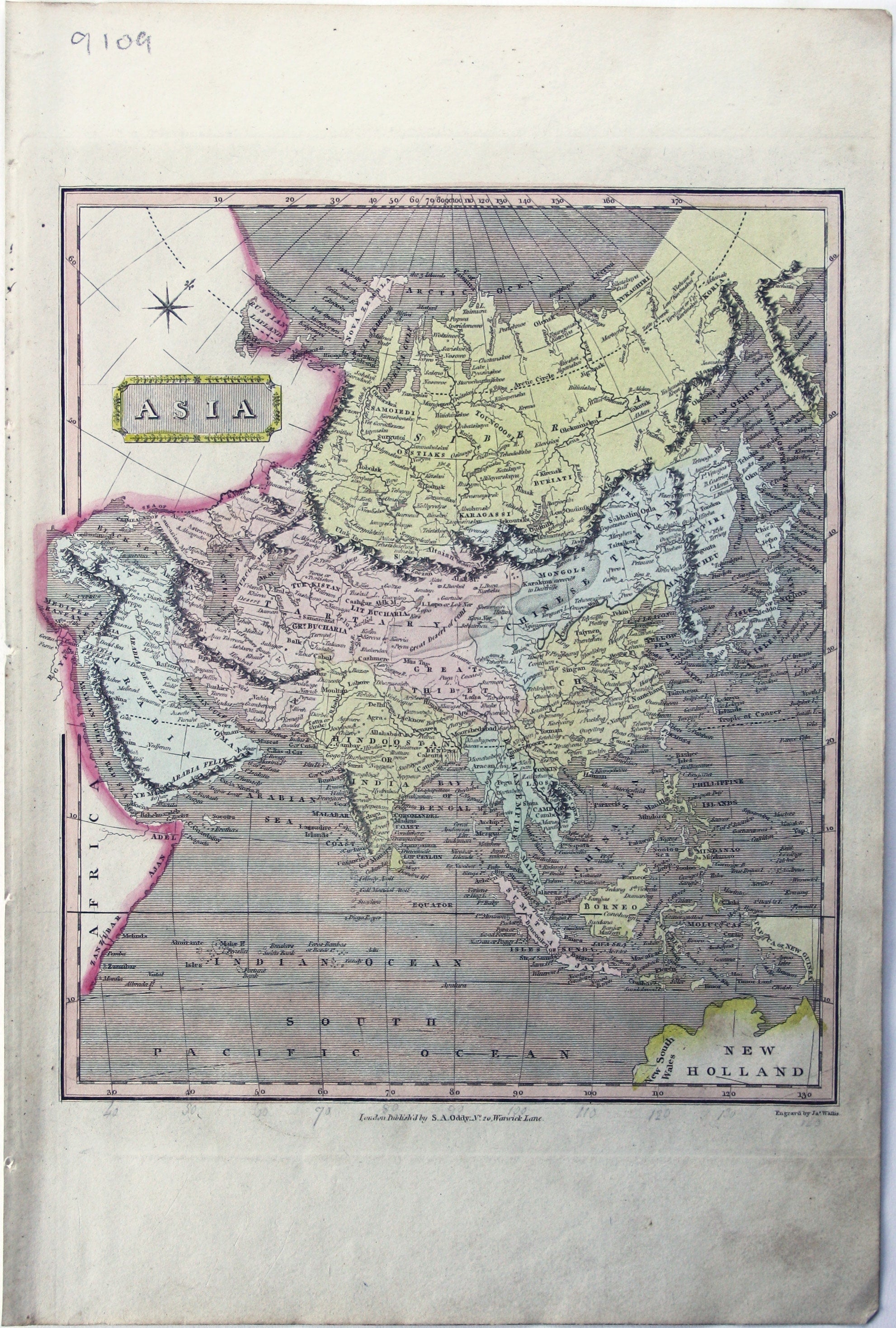 Wallis’ Map of Asia