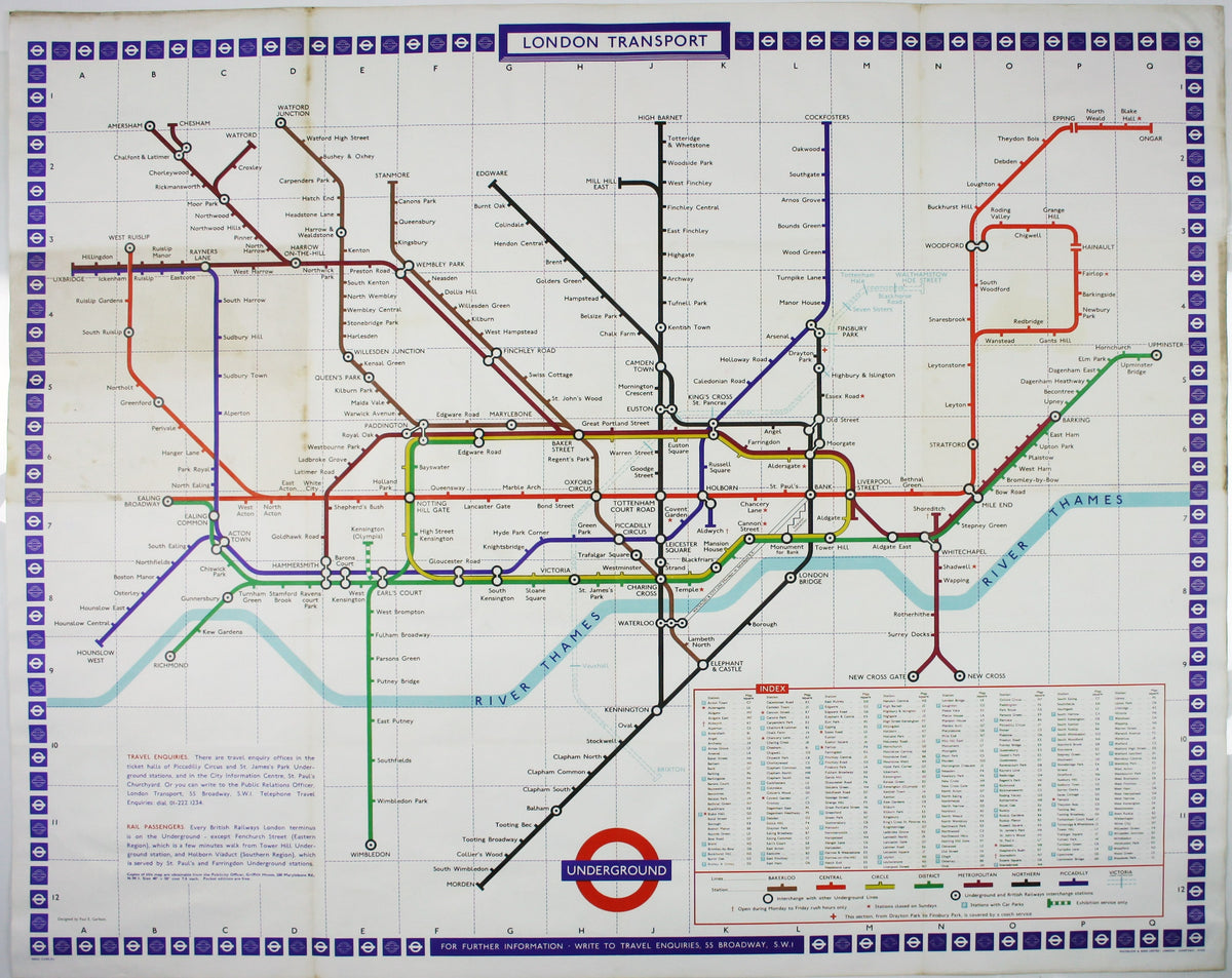 Garbutt’s 1968 Station Map