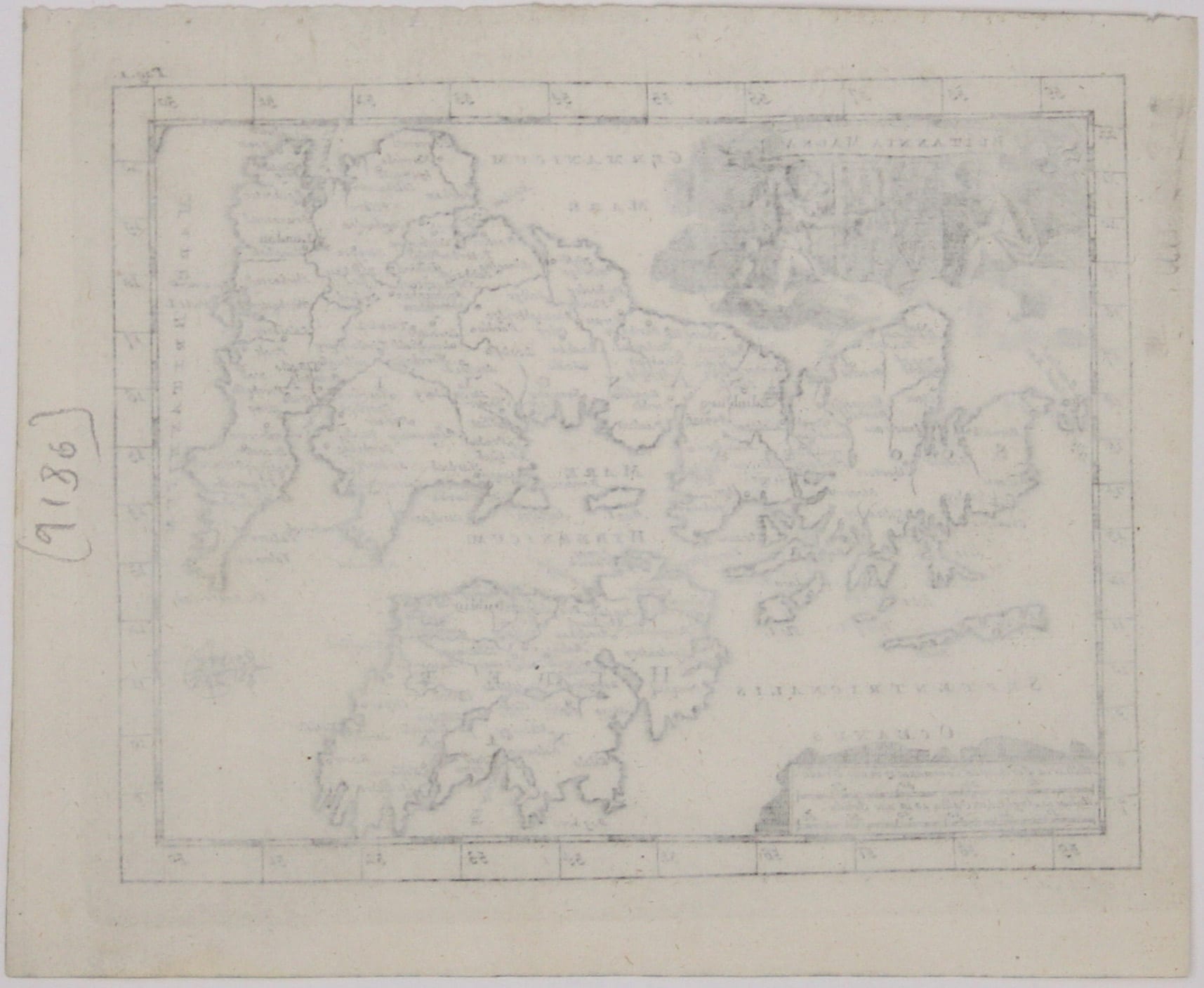 Van der Aa’s Miniature Map of the British Isles