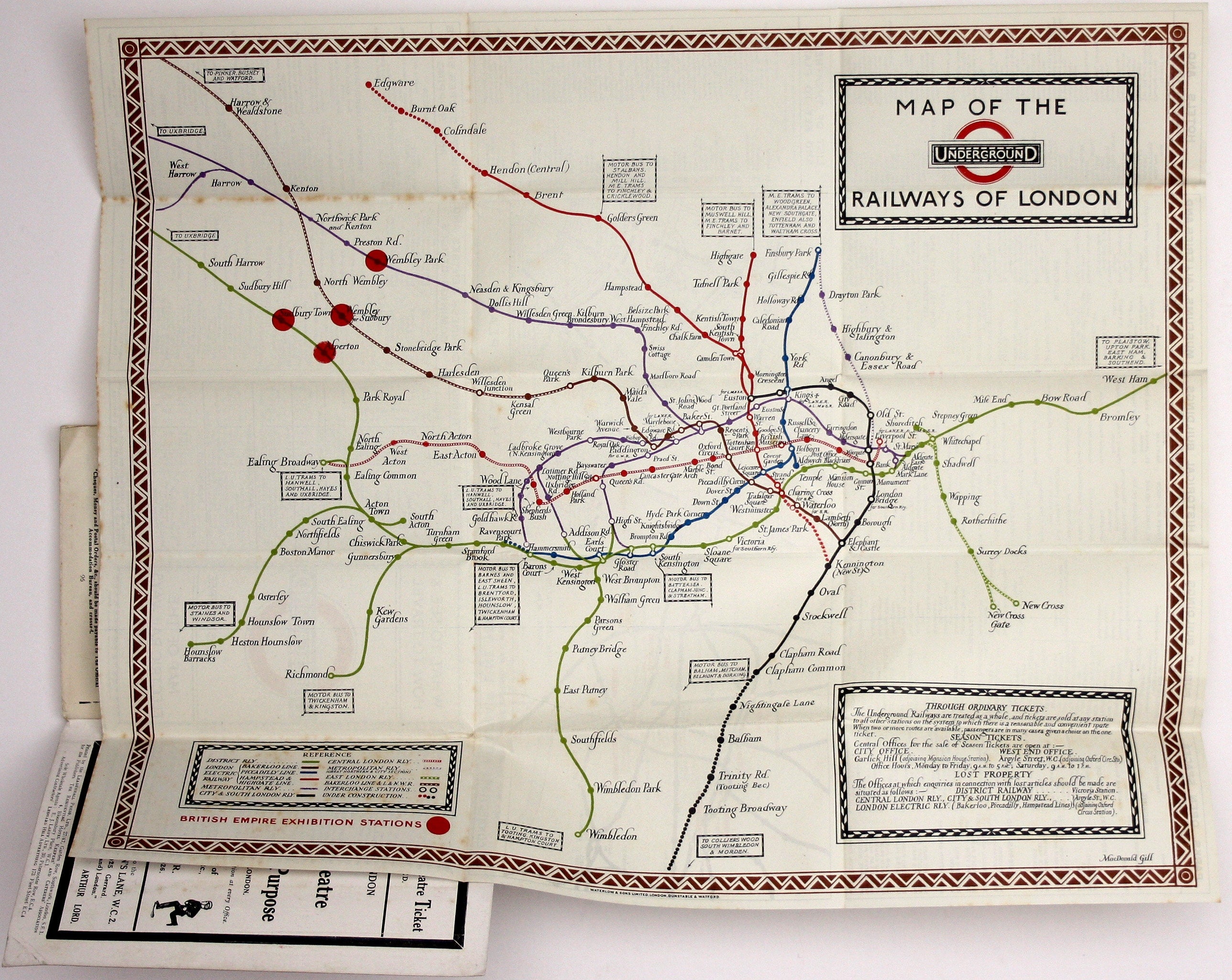 Gill’s Large Format Passenger Map