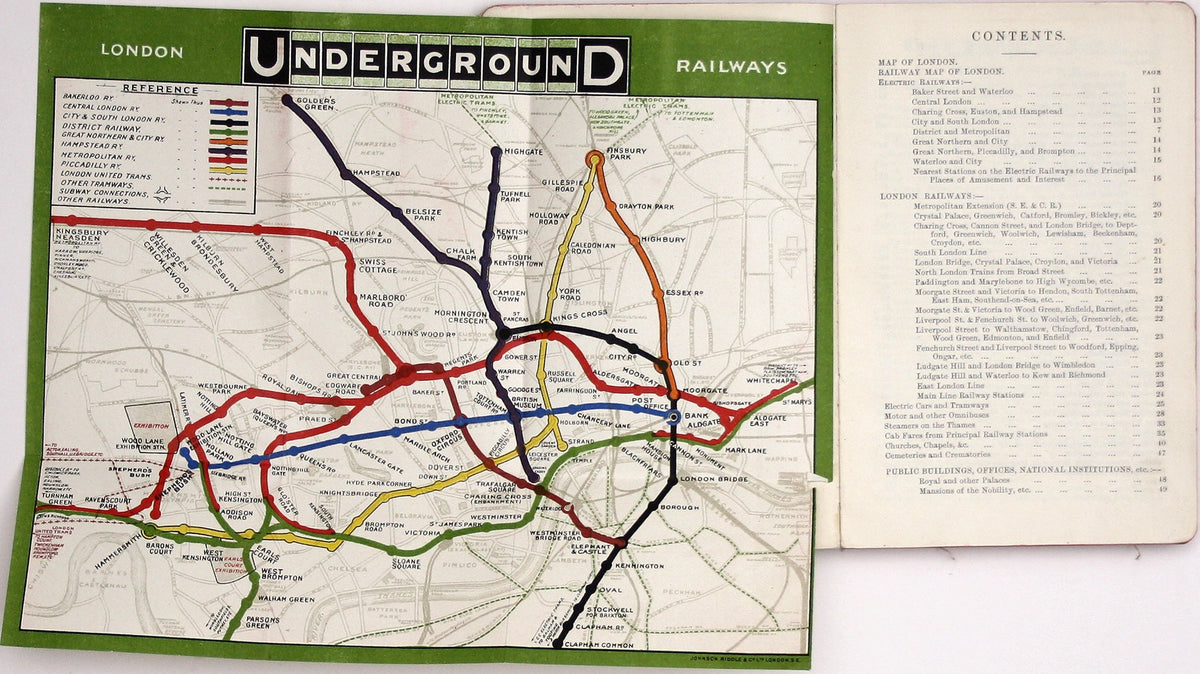 UERL 1909 Common Design Passenger Map