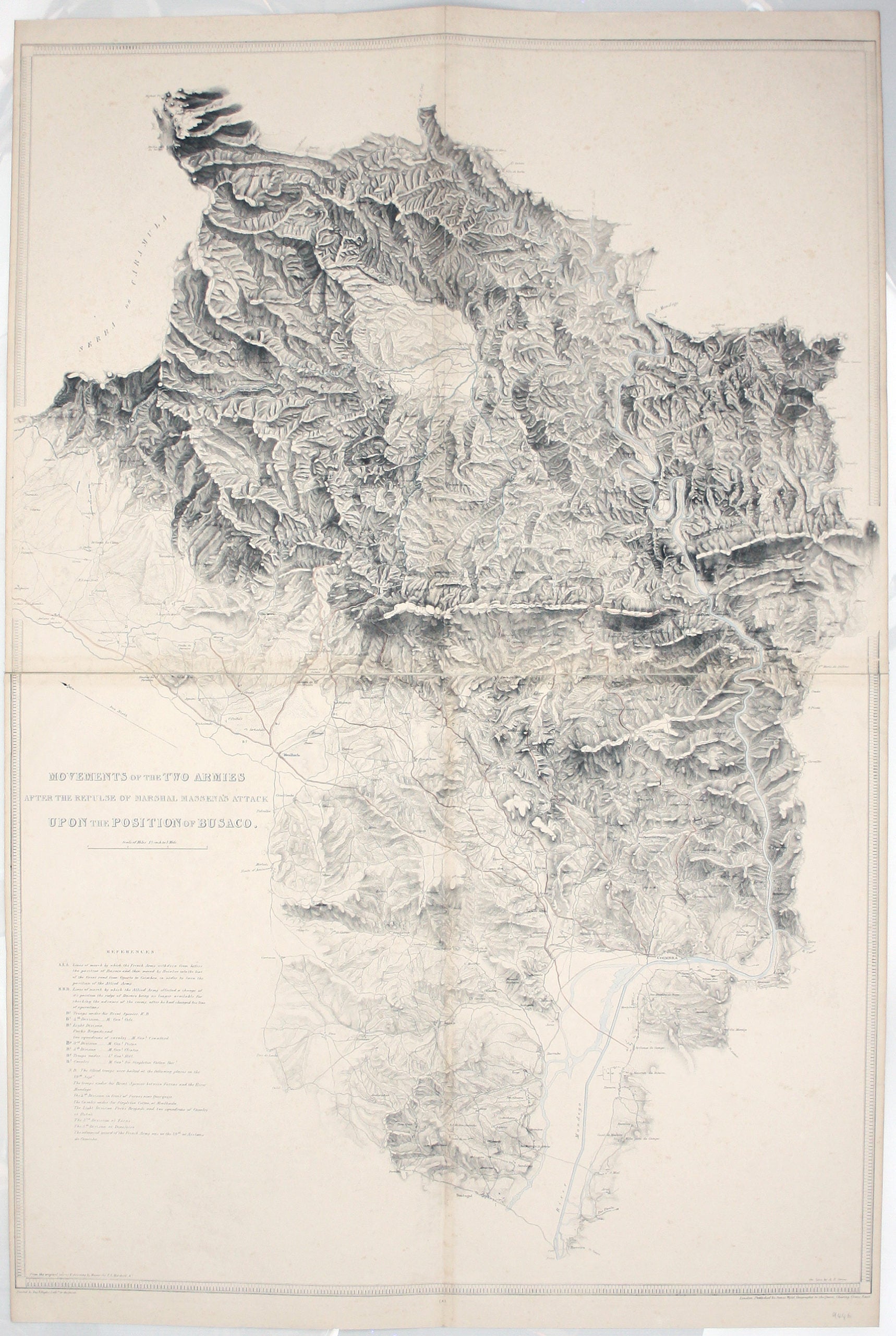 Wyld’s Map of the Battle of Bussaco