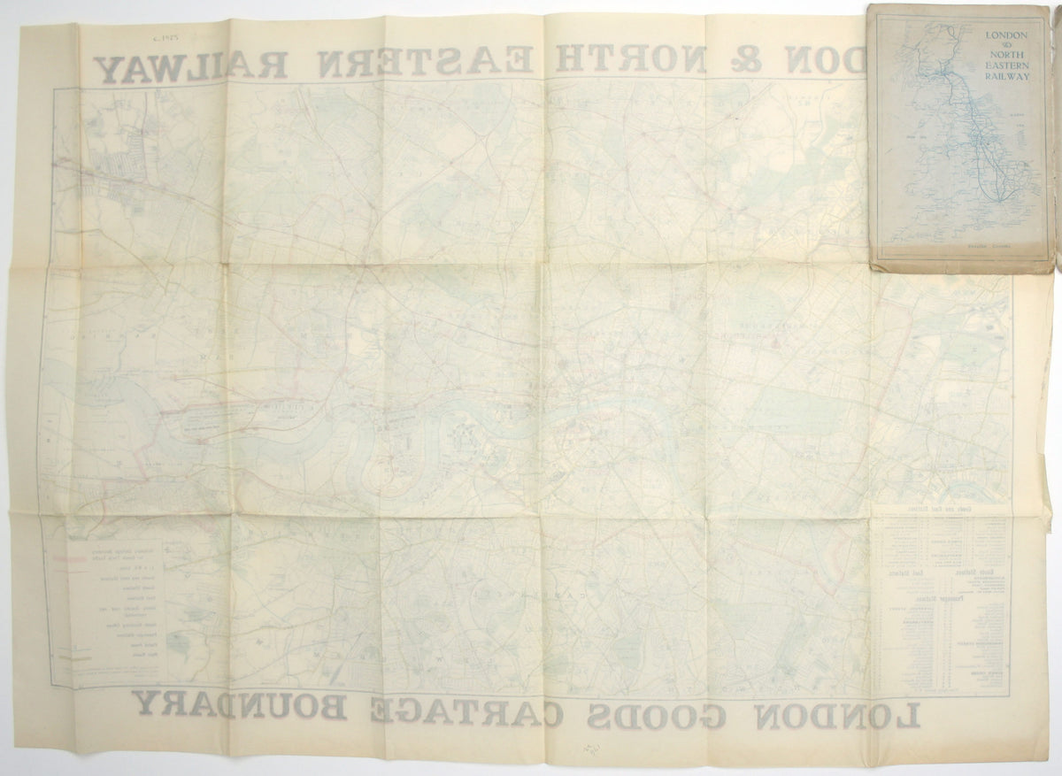 LNER Cartage Boundary Map