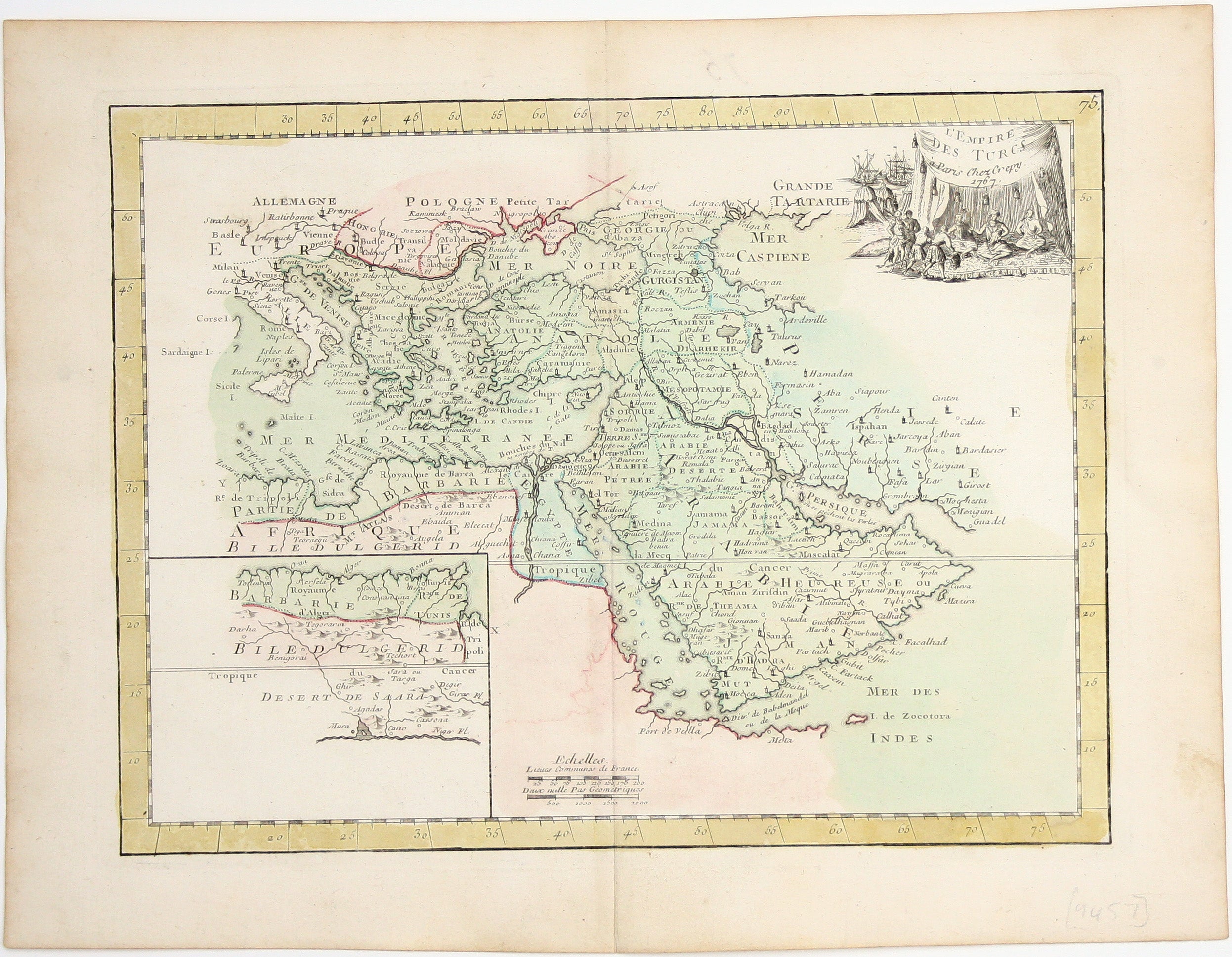 Le Rouge’s Map of the Turkish Empire – Crépy Edition
