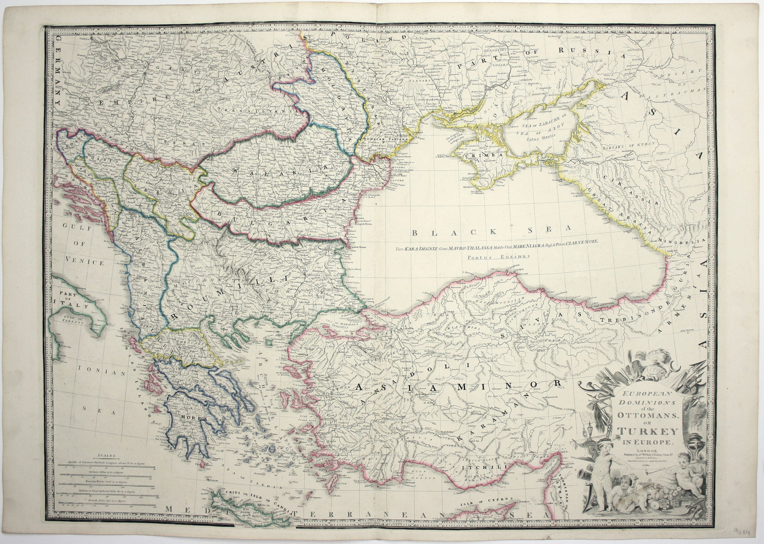 Wyld’s Map of Turkey in Europe