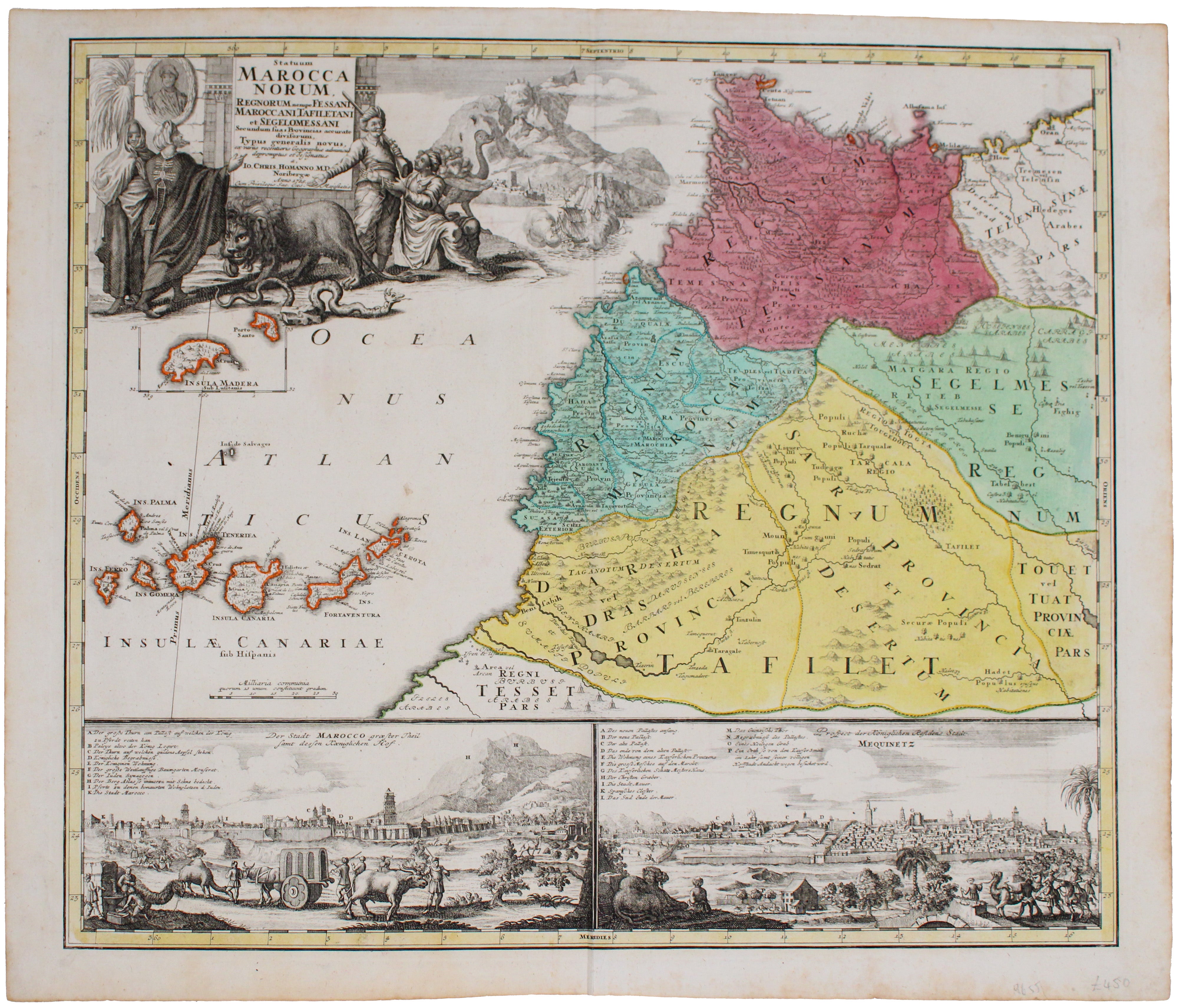Homann's Map of Morocco