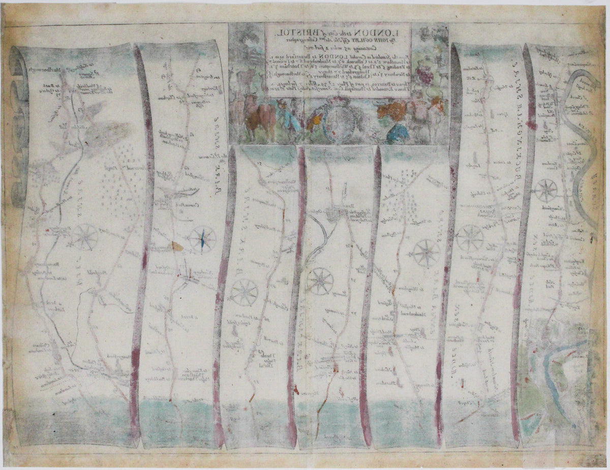 Ogilby's Road from London to Marlborough