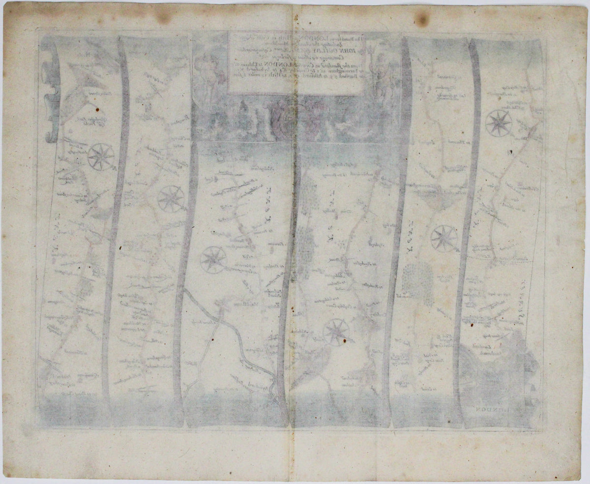 Ogilby's Road from London to Hythe