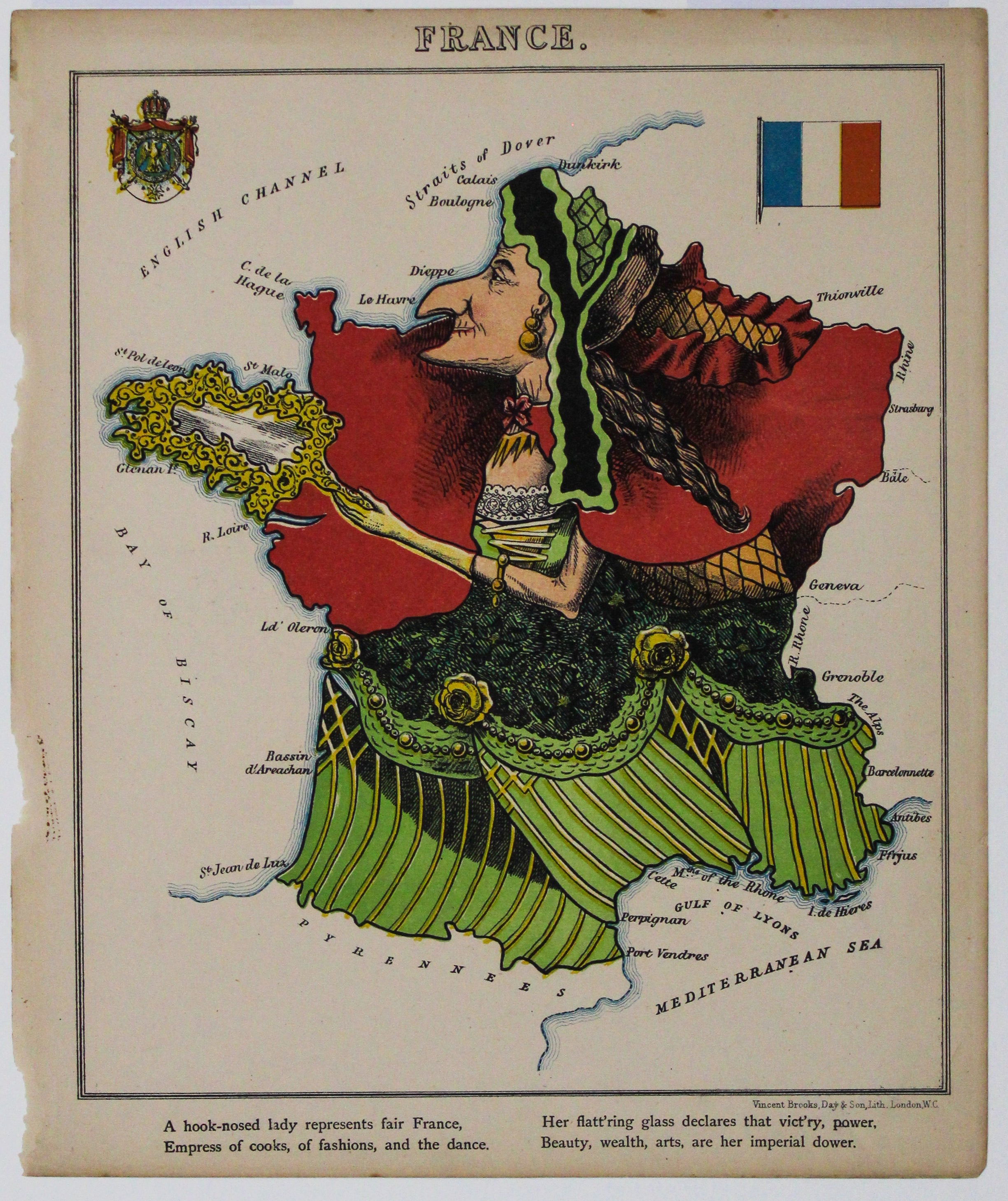 Aleph's Caricature Map of France