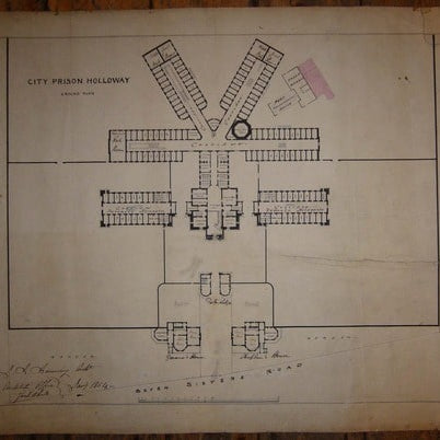 Planning a model prison: Holloway, 1854