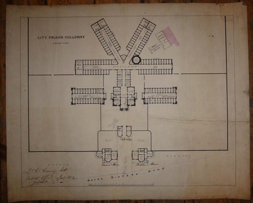 Planning a model prison: Holloway, 1854