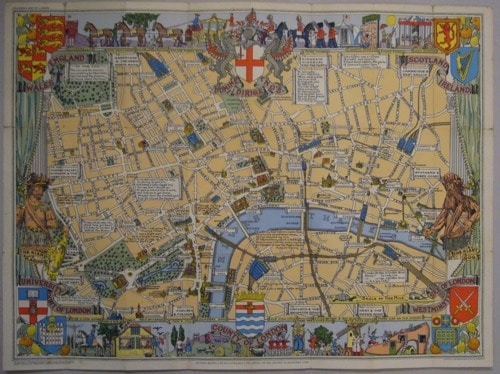 Leslie George Bullock: cartoon maps for children