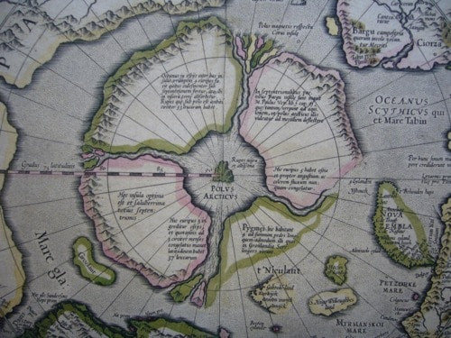 Mercator’s ‘Septentrionalium Terrarum descriptio’: mapping the Northern lands.