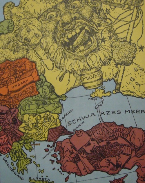 Satirical maps of the Great War, 1914-15