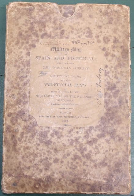 Campaign Kit for the Peninsula: Stockdale's Map of 1812