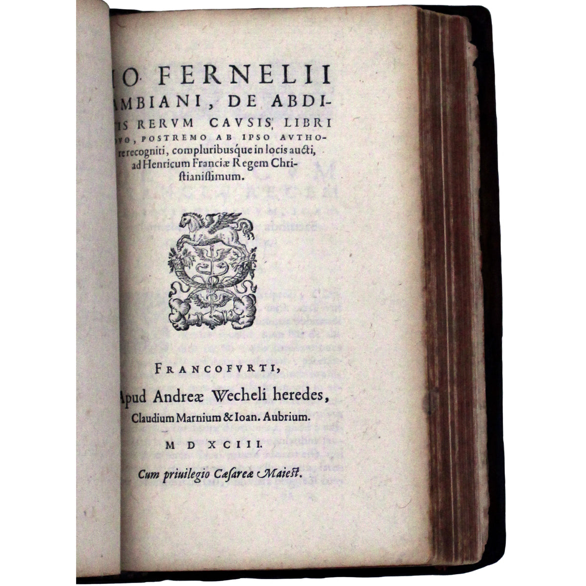 Therapeutices Universalis with De Abditis Rerum Causis