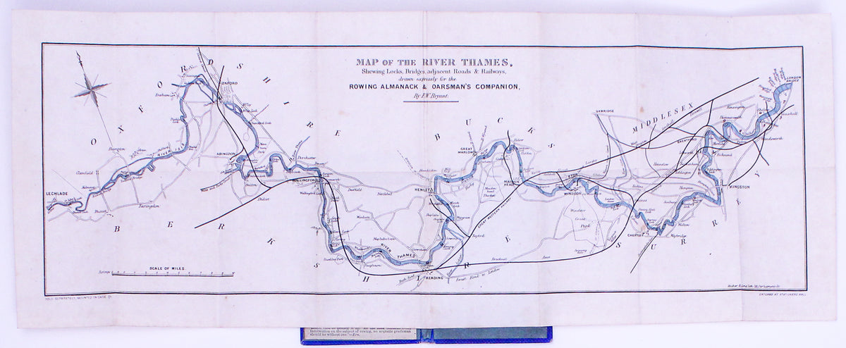 Bryant's Folding Map of the Thames