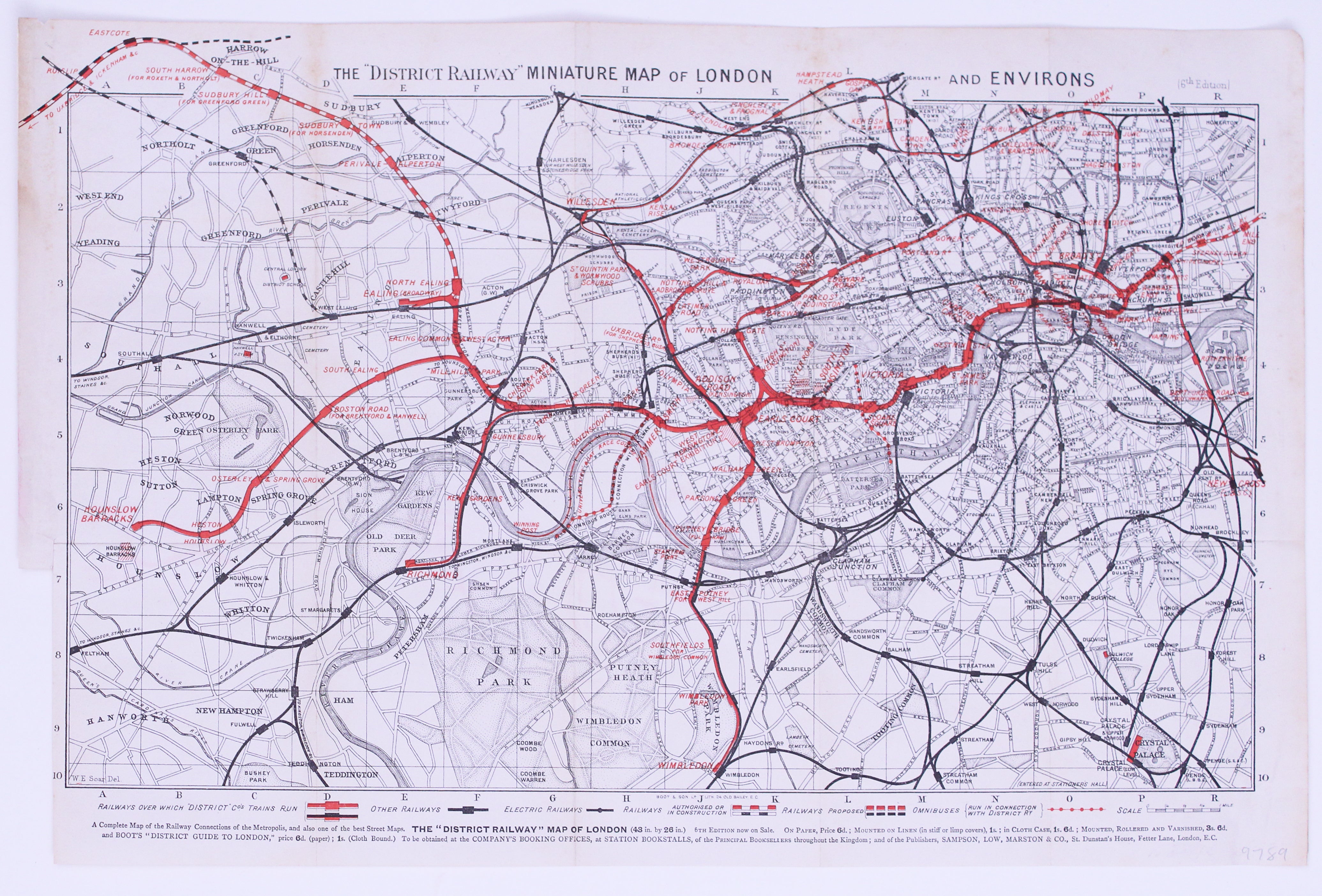 Miniature District Railway Map 6th Edition