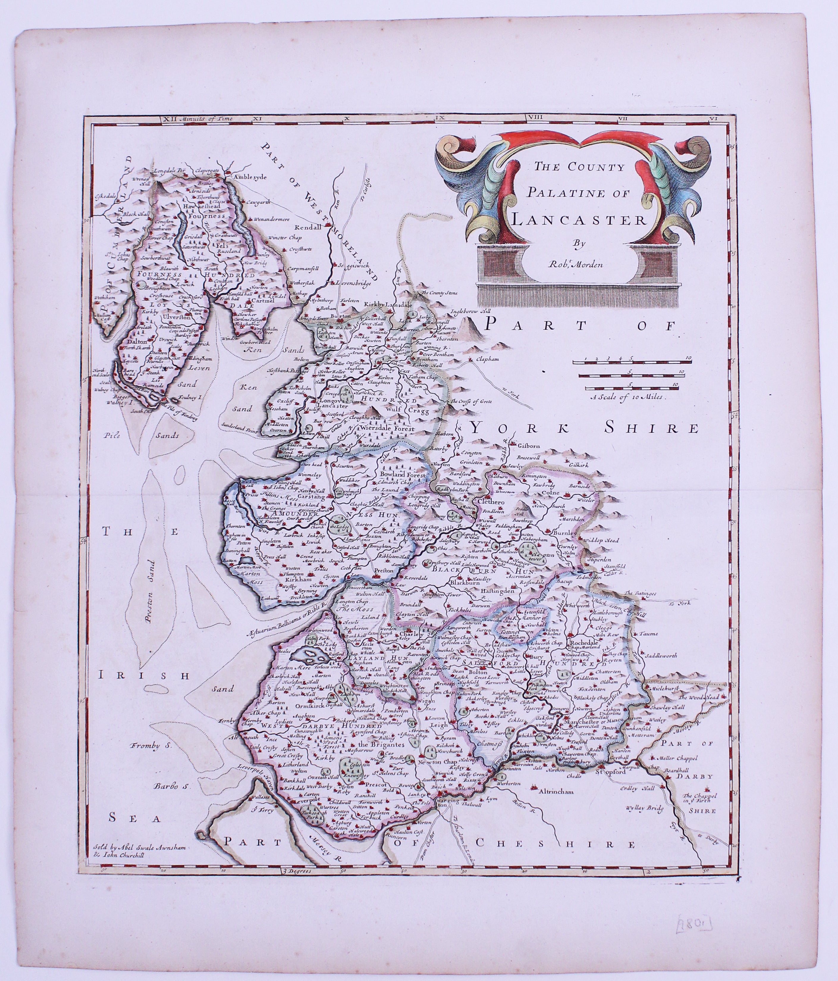 Morden's Map of Lancashire